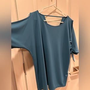 Ann Taylor Factory blouse, cold shoulder, new with tags